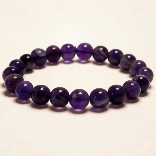 Natural amethyst bracelet for peace and balance