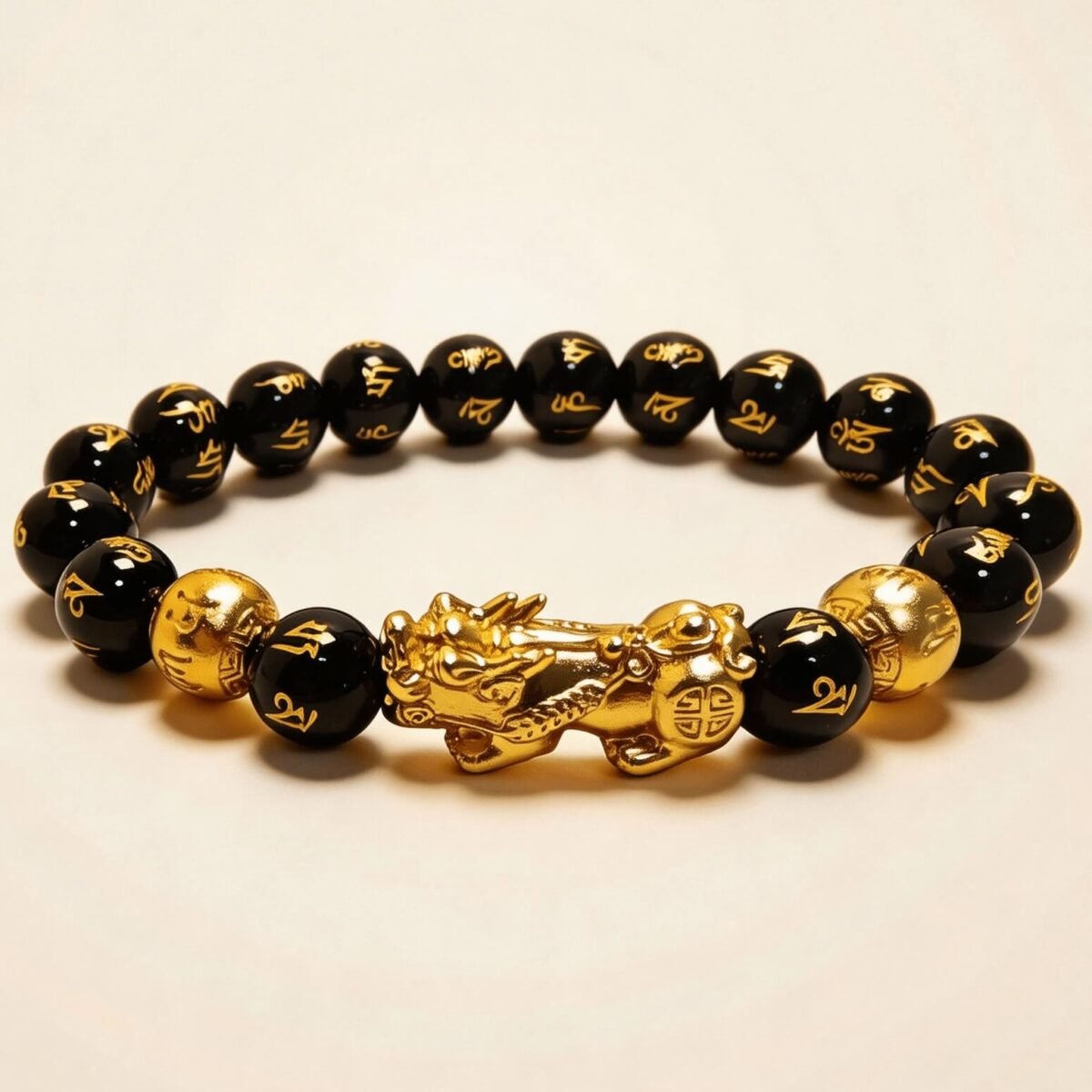 Pixiu wealth and protection bracelet