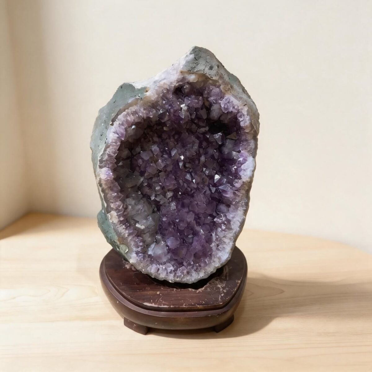 amethyst crystals for calm and balance