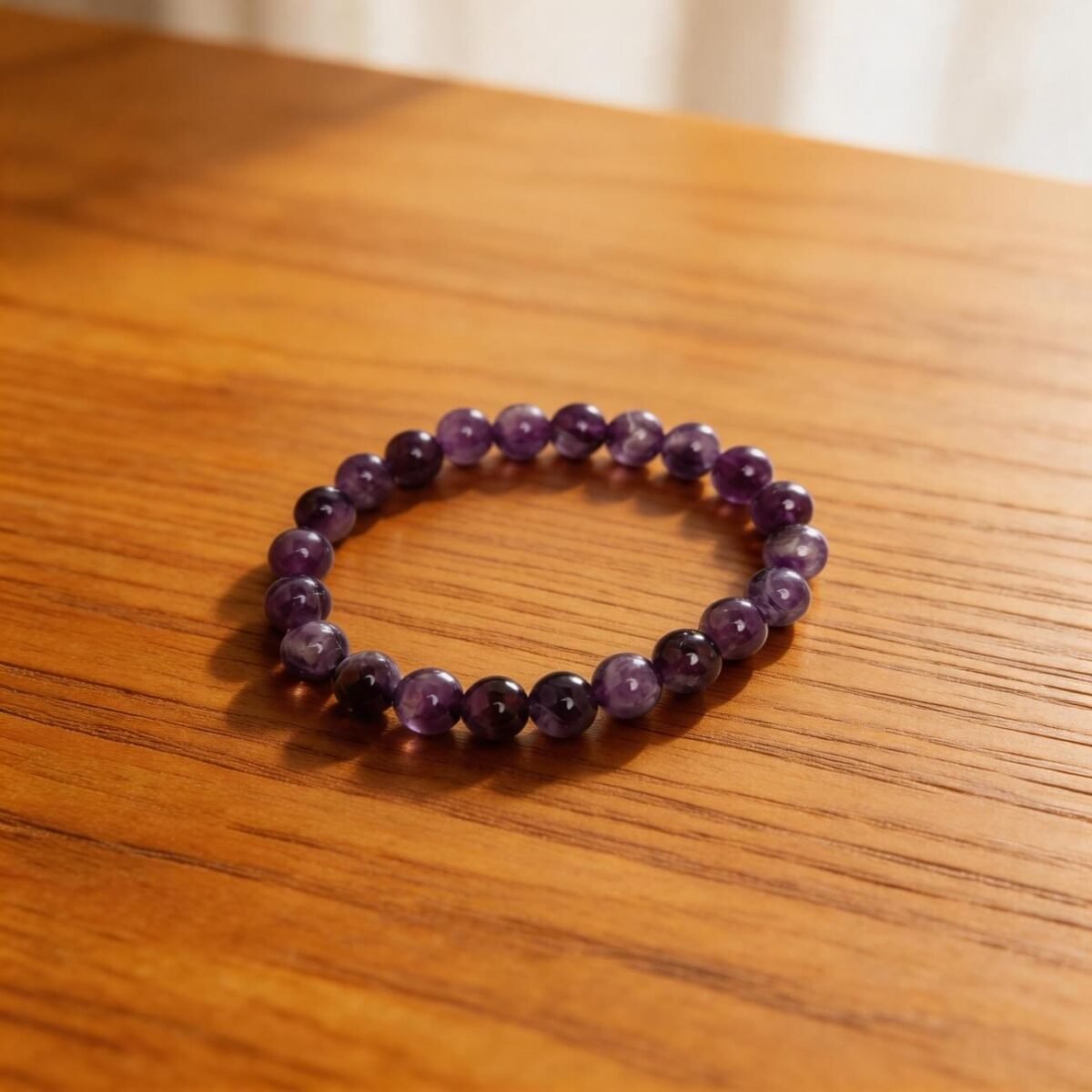 natural amethyst bracelet for daily wear
