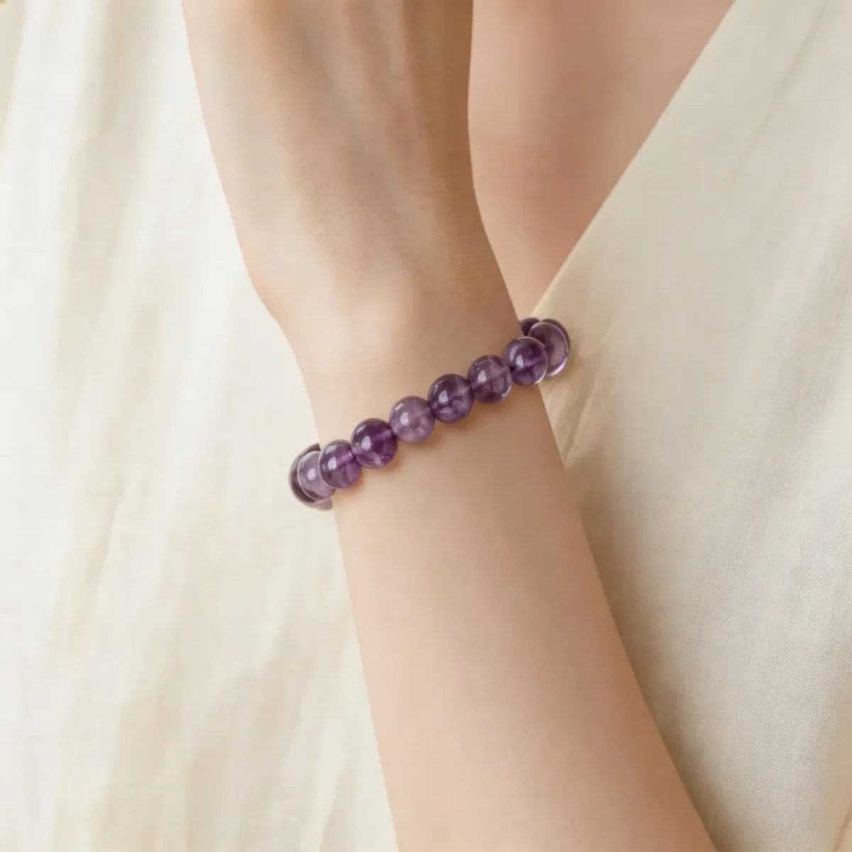 amethyst bracelet good for daily wear and calm energy