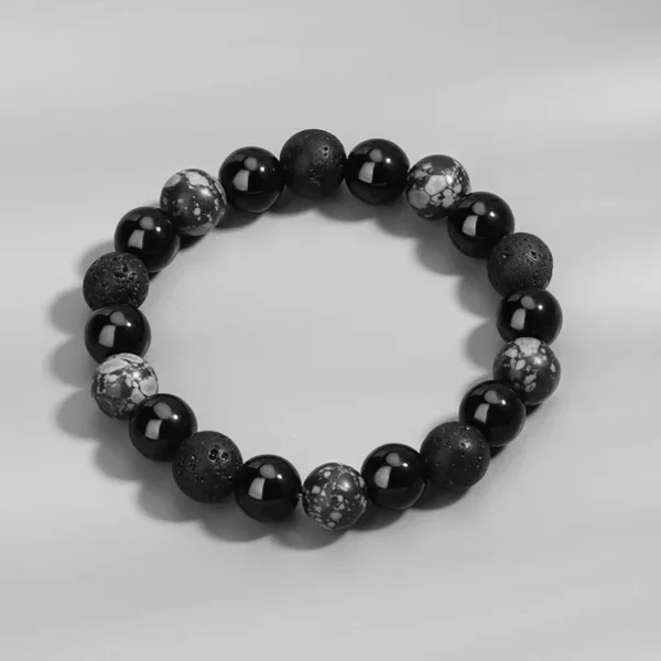 Stone-Style Bead Bracelet