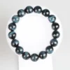 Alternate view of the blue tiger eye bead bracelet Alternate view of the blue tiger eye bead bracelet
