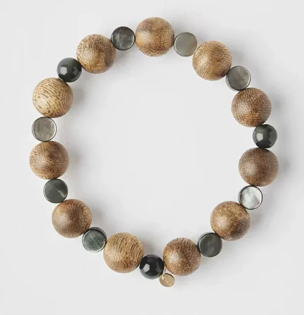 Black Obsidian Bead Bracelet - Design 2 Product Image Black Obsidian Bead Bracelet - Design 2 product image