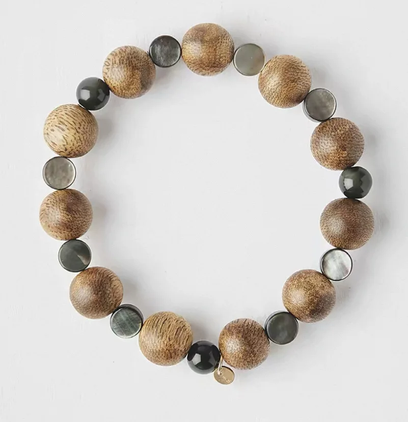 Black Obsidian Bead Bracelet - Design 2 product image