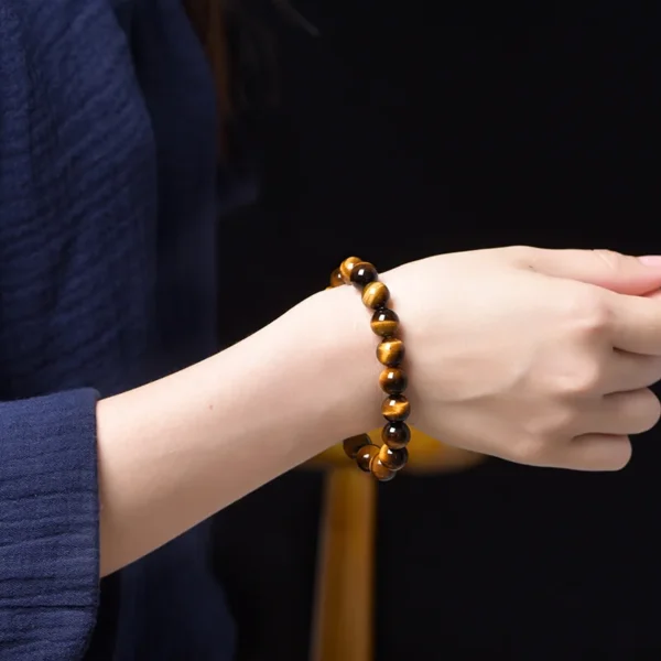 Tiger Eye & Crystal Bead Bracelet product image 3