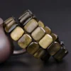Gold Sheen Obsidian & Black Obsidian & Crystal Bead Bracelet product image 2