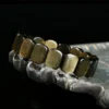 Gold Sheen Obsidian & Black Obsidian & Crystal Bead Bracelet product image 3