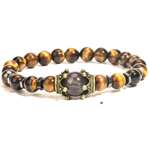 Tiger Eye Bead Bracelet - Design 3