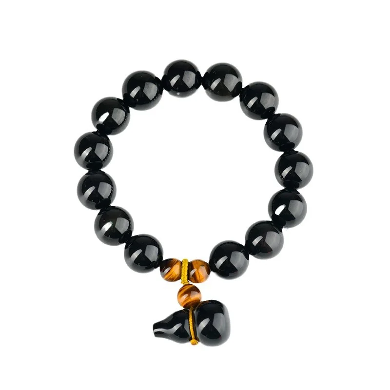 Black Obsidian Bracelet alternate view