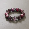 Lepidolite & Crystal Bead Bracelet - 13MM alternate view