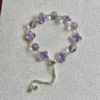 Amethyst & Crystal Bead Bracelet - Design 4 Amethyst & Crystal Bead Bracelet - Design 4
