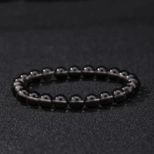 Obsidian Bead Bracelet