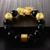 Black Obsidian Pixiu Bracelet - Design 8 product image