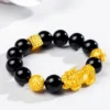 Black Obsidian Pixiu Bracelet - Design 8 product image 3