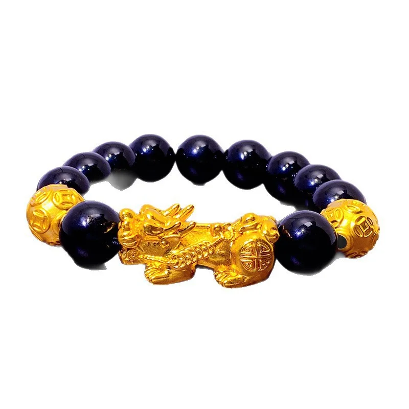 Black Obsidian Pixiu Bracelet